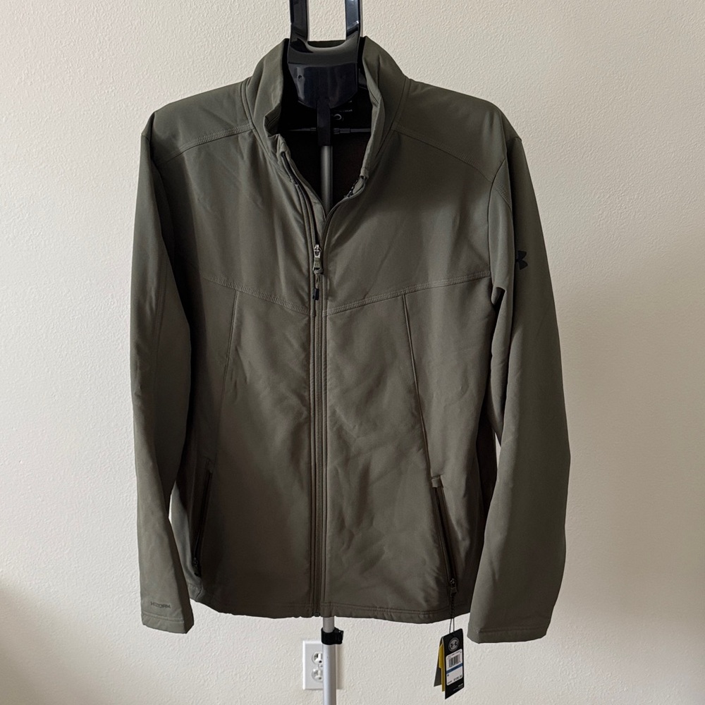 Men's Under Armour XL Loose Coldgear Olive Green Jacket
